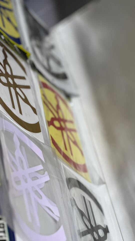 Nmax Xmax Reflektif Yamaha Sticker Logo Seti