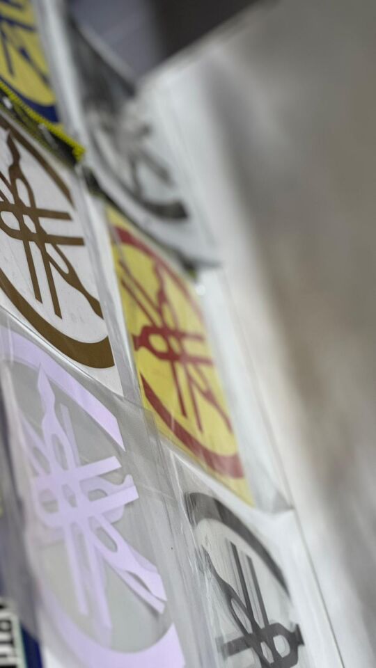 Nmax Xmax Reflektif Yamaha Sticker Logo Seti