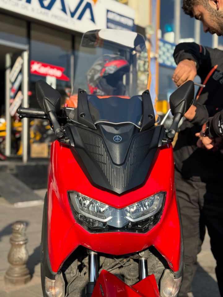 Nmax Spoiler Uzun Tur Camı Füme