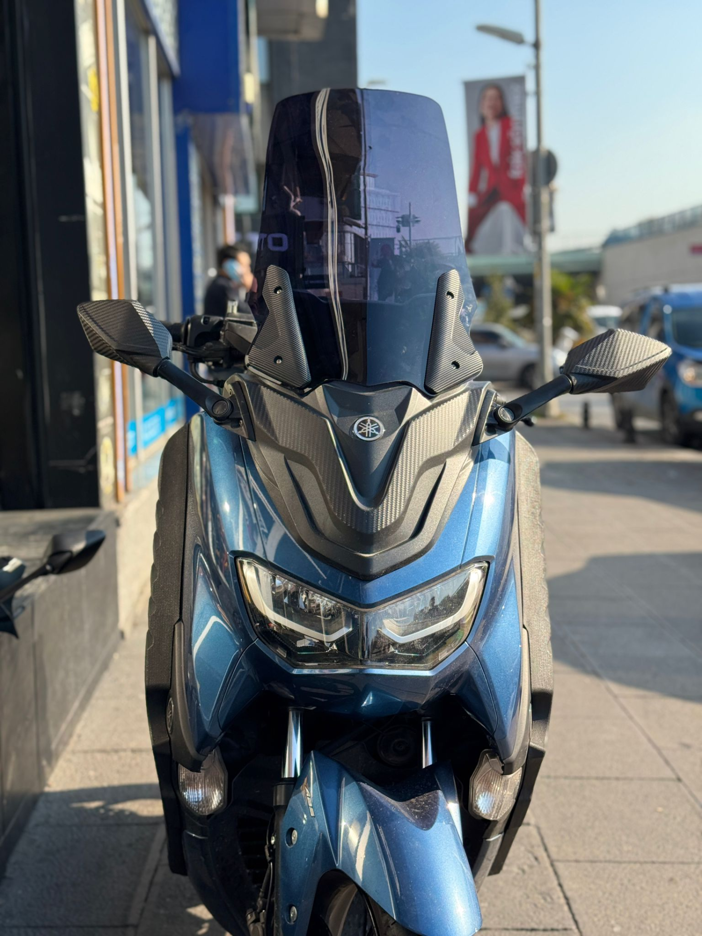 Nmax 2021-24 Spoiler Uzun Tur Camı Füme