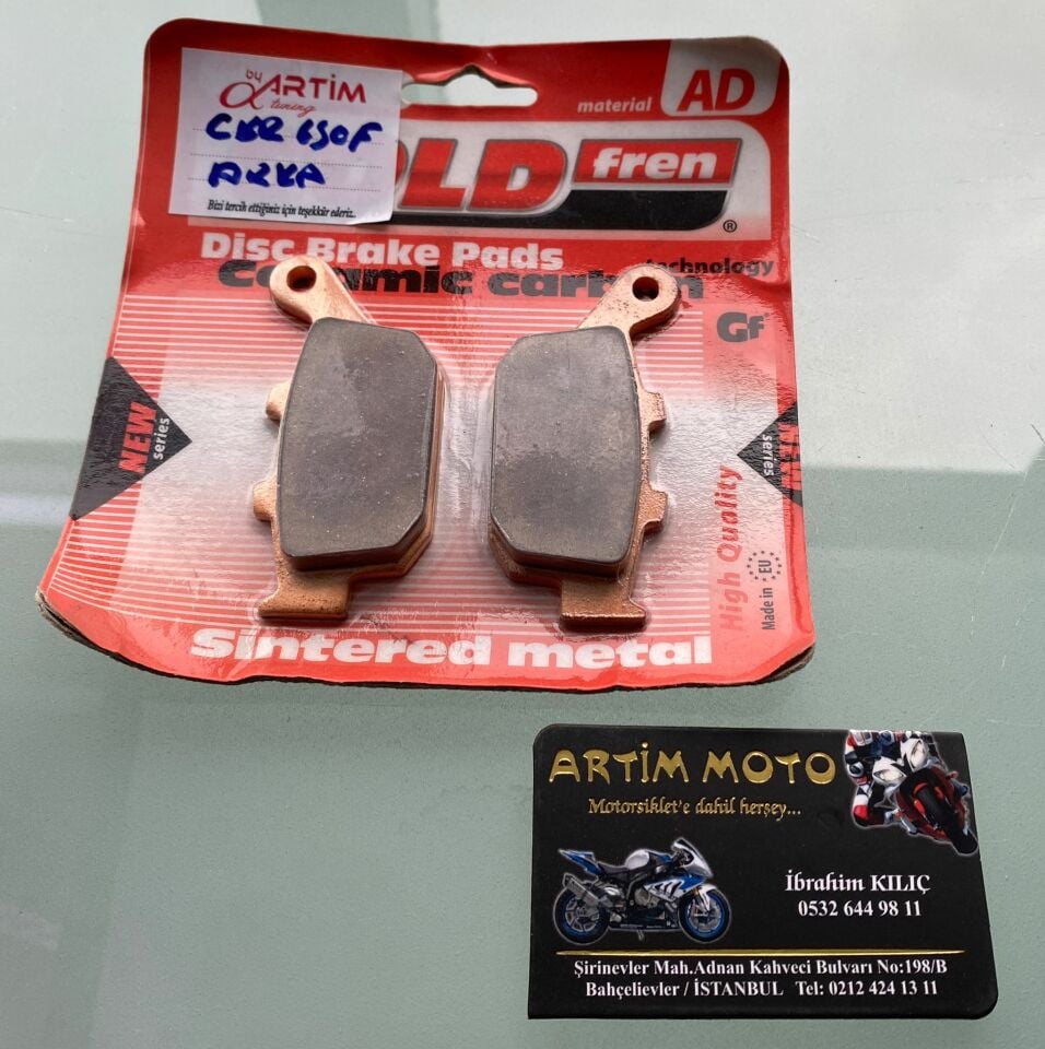 Honda Cbr 650F Arka Fren Balatası Takım Gold-Fren