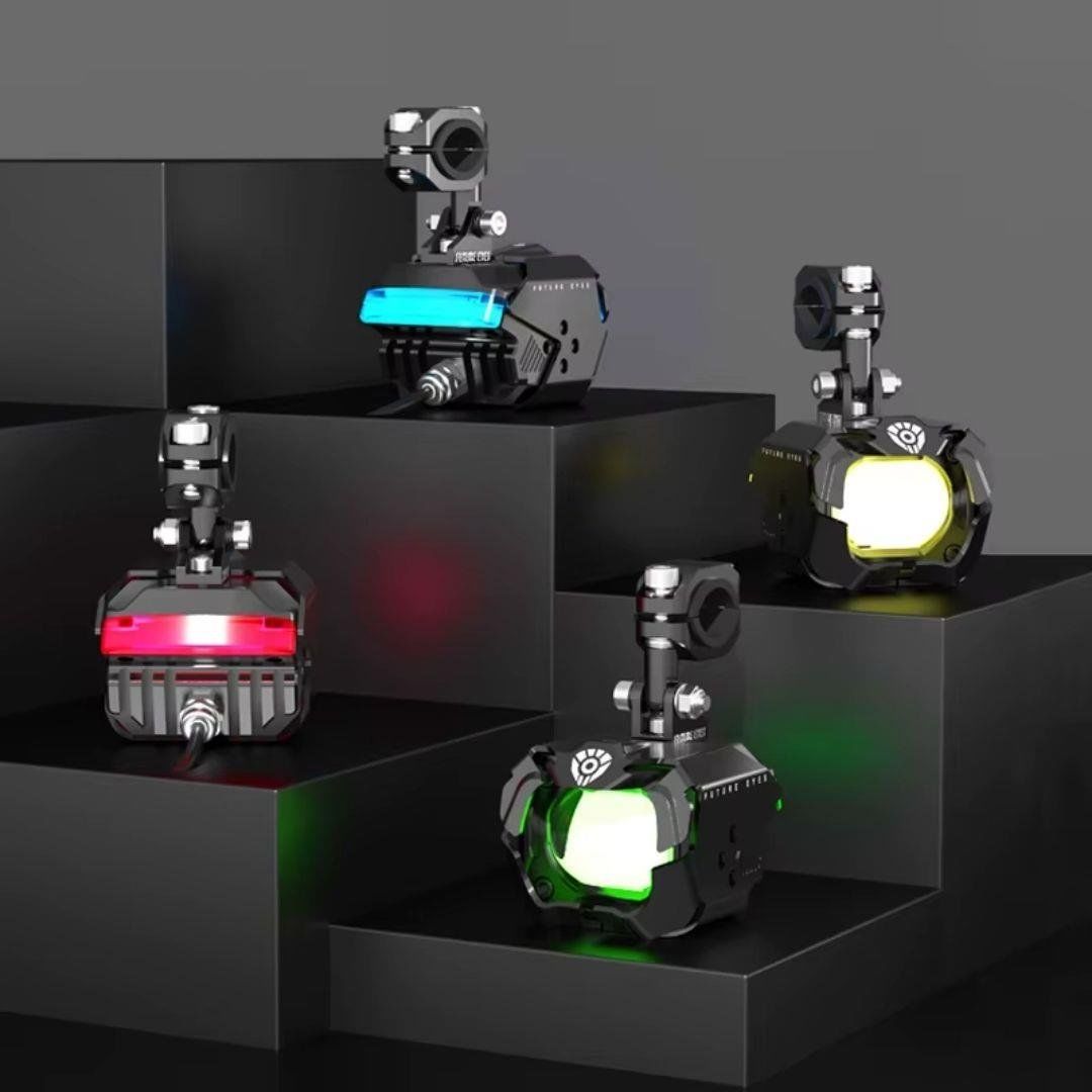 Future Eyes F30P Motosiklet Sis Farı 120W Mavi Angel