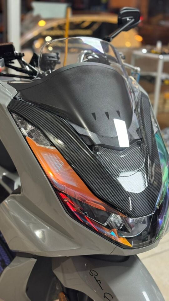Pcx 125 2021-24 Spor Orijinal Model Şeffaf Ön Cam