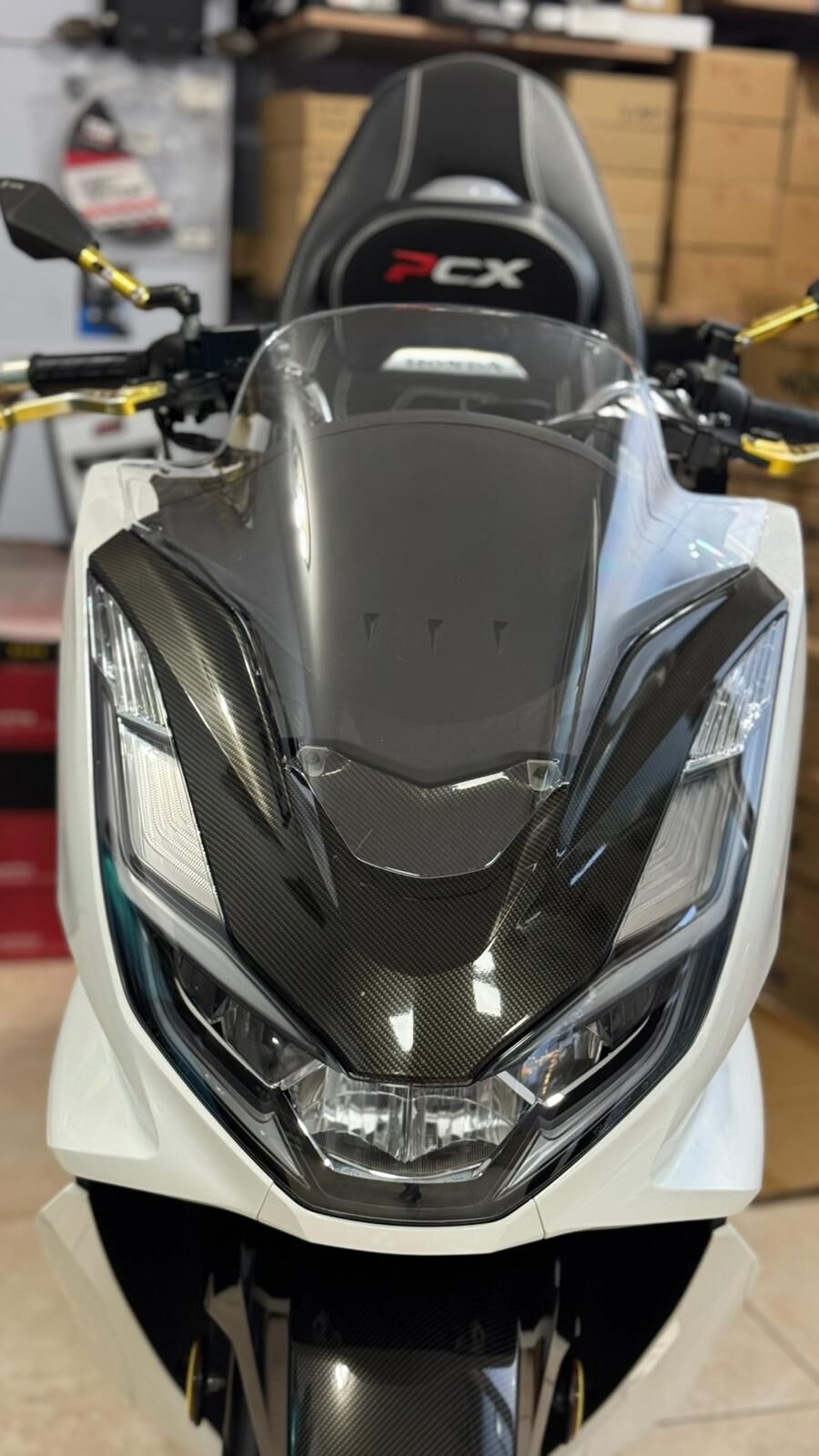 Pcx 125 2021-24 Spor Orijinal Model Şeffaf Ön Cam