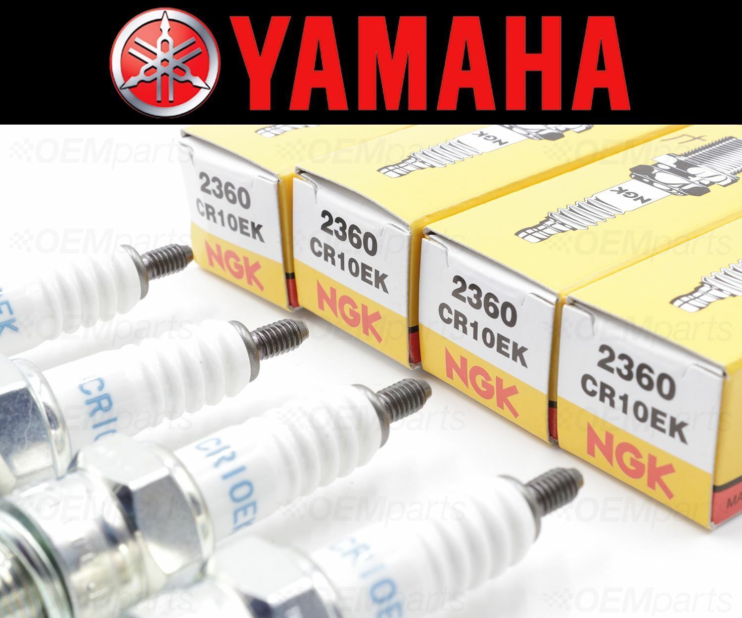 Yamaha Yzf R6 2006-2020 Ngk Buji Seti CR10EK