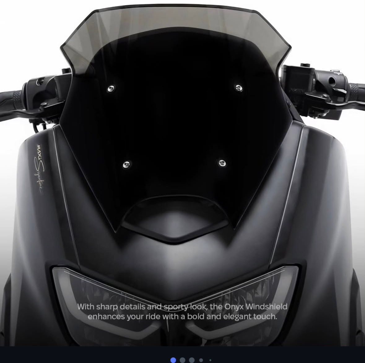 Nmax 125-155 2021-24 Füme Spor Ön Cam