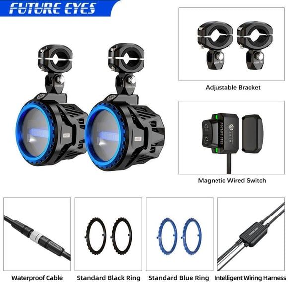 Future Eyes PL40 Motosiklet Sis Farı 180W
