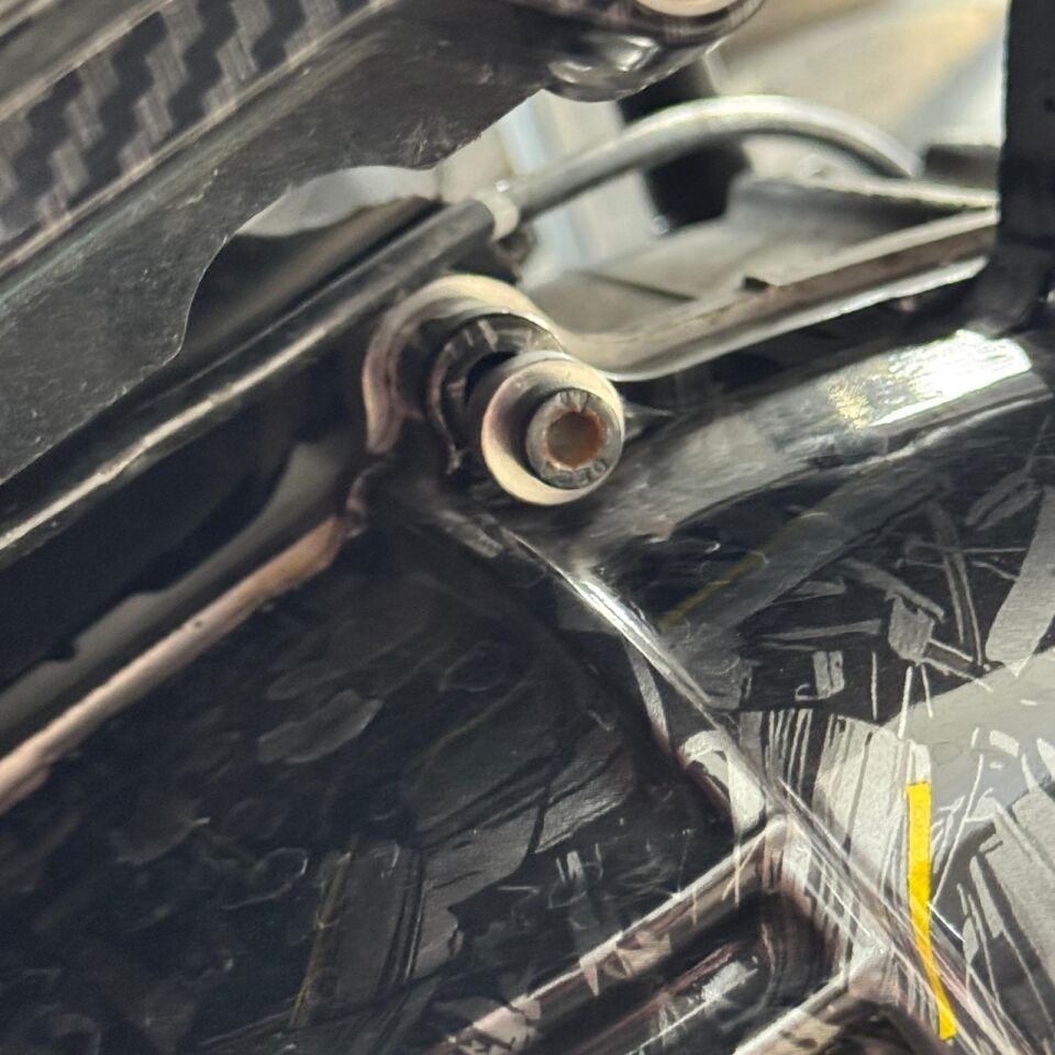 Xmax 250-300 2018-24 Mat Karbon Abs Hugger Arka İç Çamurluk