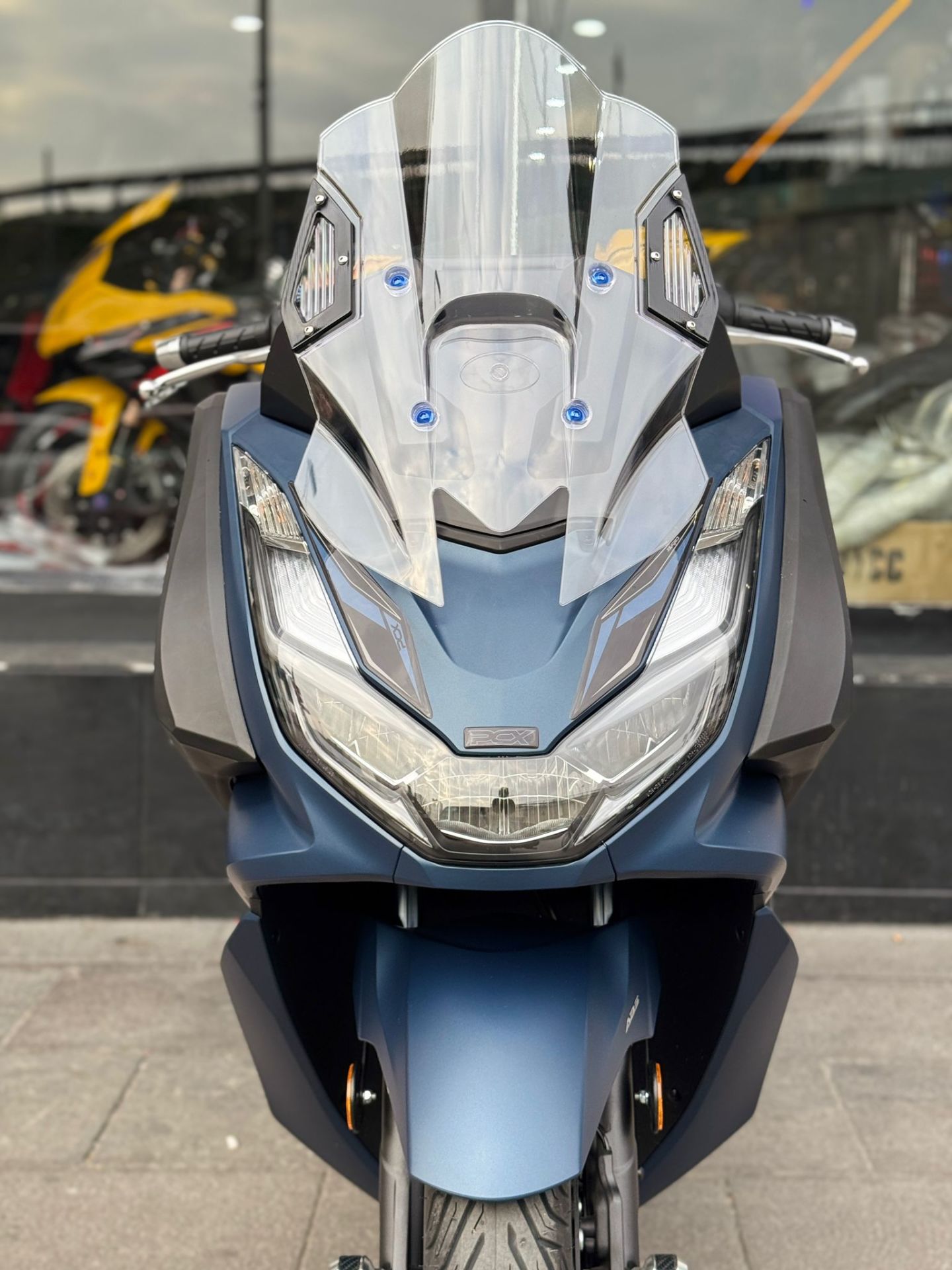 Honda Pcx 125 2021-24 Ön Spoiler Şeffaf Art-01