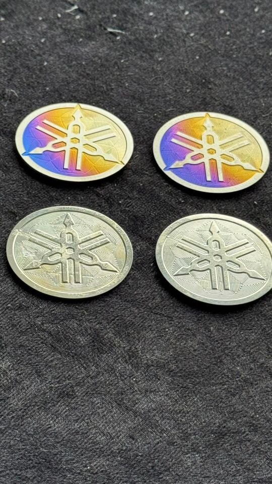 Modifiye Nmax Xmax P.Titanium Amblem Logo Seti