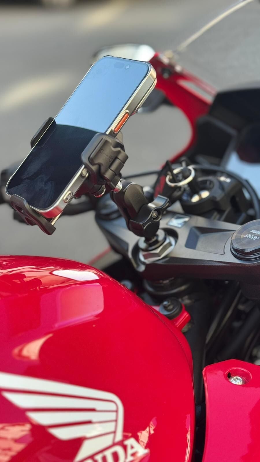 Cbr 500R 650R Gidon Bağlantılı Telefon Tutucu
