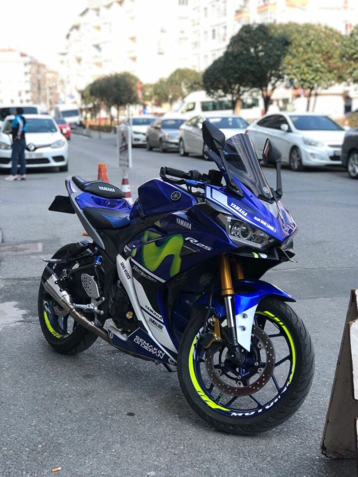 Yamaha Yzf R25 Double Füme Ön Cam 2014-2018