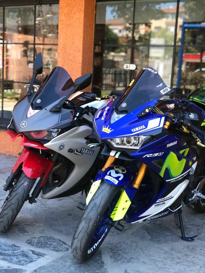 Yamaha Yzf R25 Double Füme Ön Cam 2014-2018