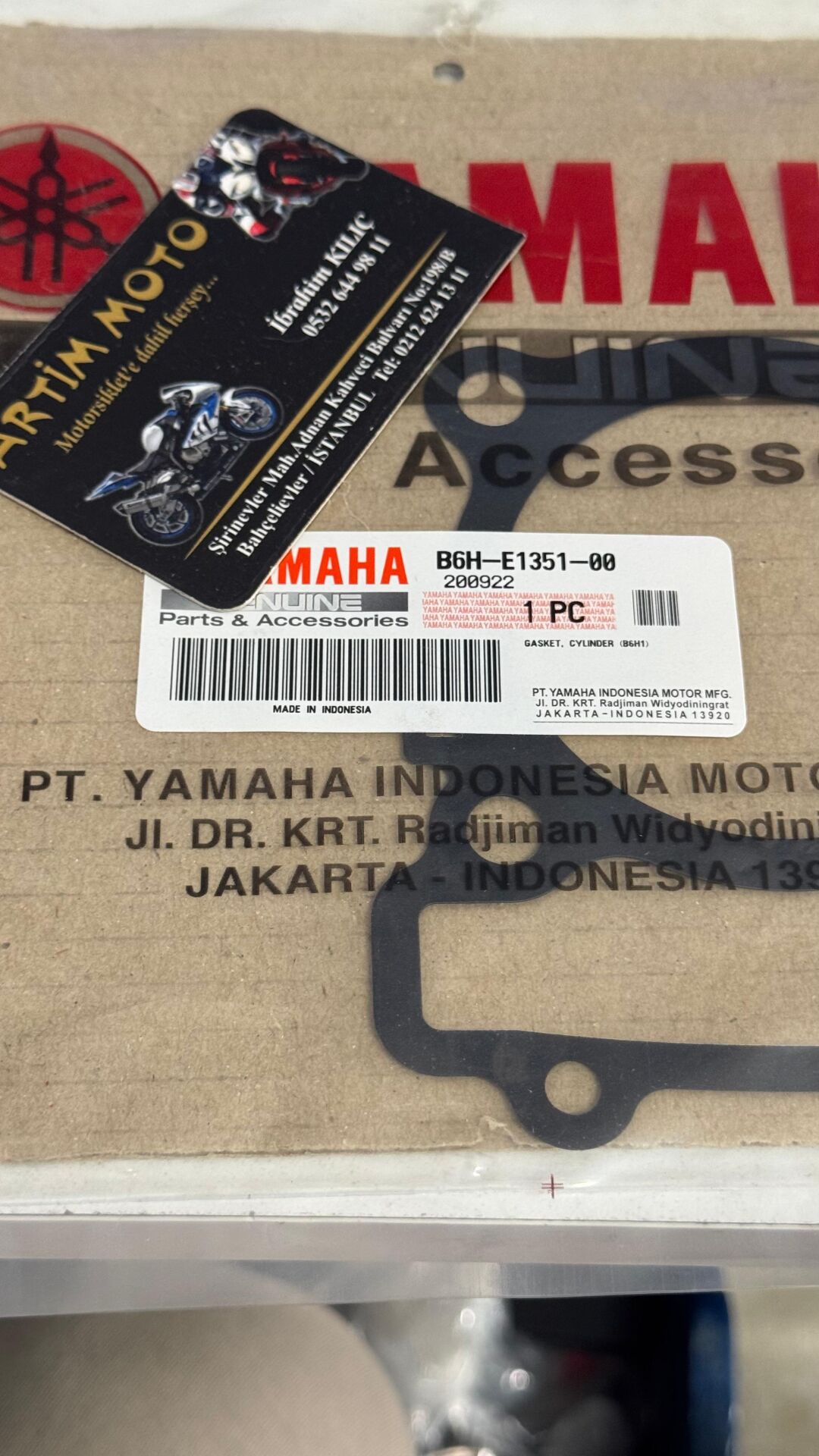 Nmax 125-155 2021-24 Silindir Alt Conta B6HE135100