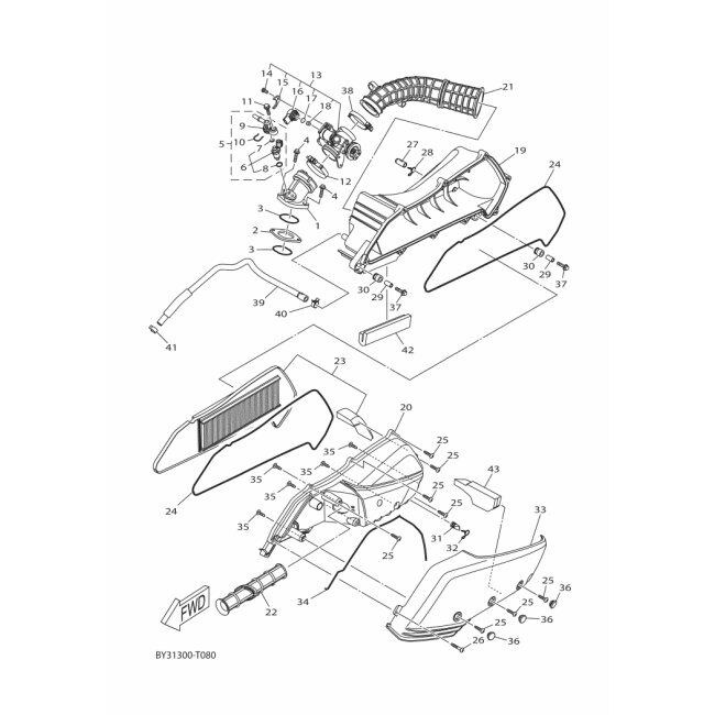 Xmax 300 Enjektör B74E377001