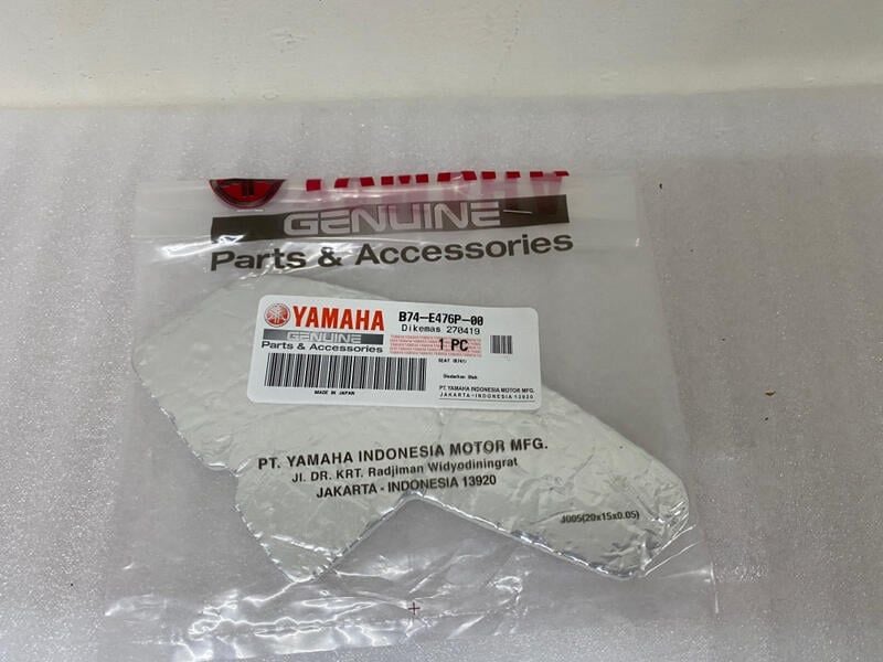 Xmax 250-300 2018-24 Orijinal Egzoz Arka Isı Kalkanı B74E476P00