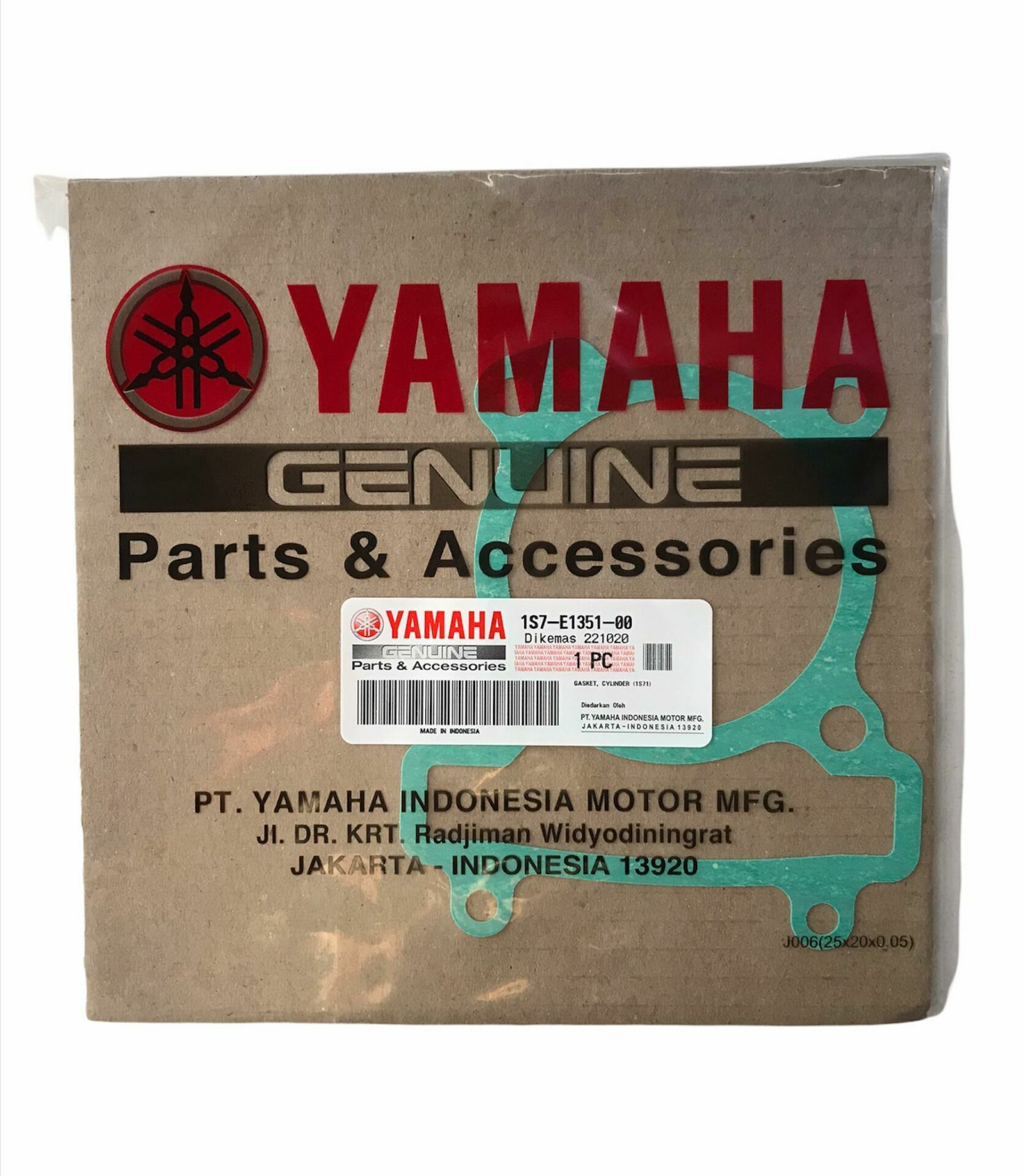 Orijinal Yamaha Yzf 125 Silindir Alt Conta 1S7E135100
