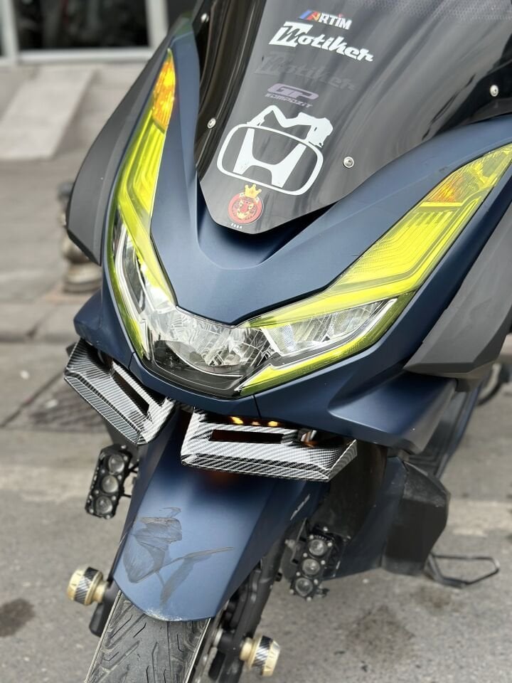 Pcx 125 2021-24 Spoıler Far Altı Karbon Winglet