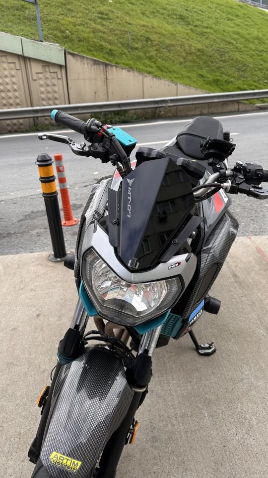 Yamaha Mt-07 18-20 Renkli Spor Ön Cam