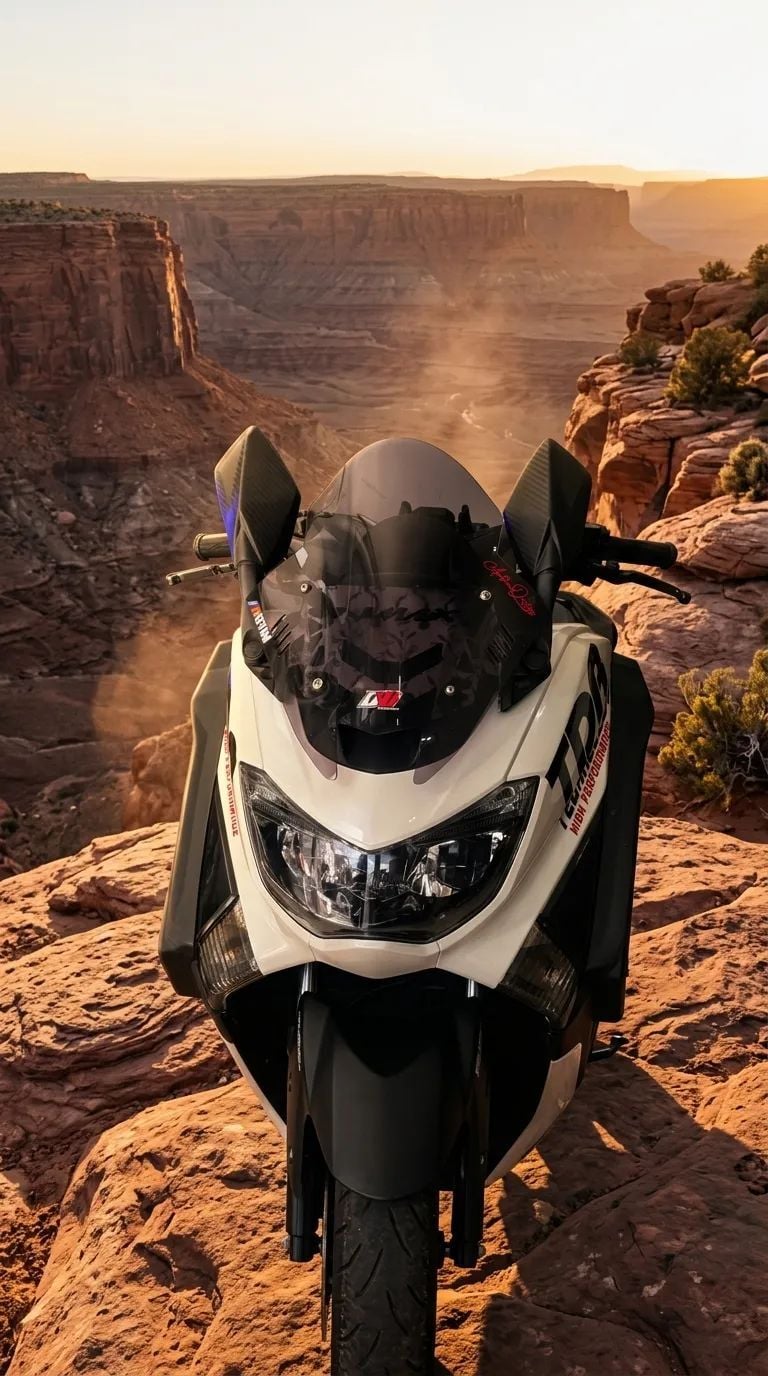 Nmax 125-155 2015-20 R25 Spor Cam Ve Katlanır Ayna Seti