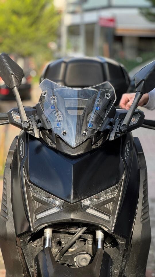 Xmax Tech-Max 250 2024 3. Model R25 Kısa Kat.Ayna Bar Seti