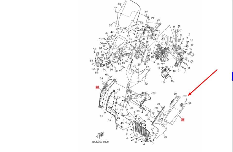 Xmax 250-300 2025-26 Seramik Gri Grenaj Seti