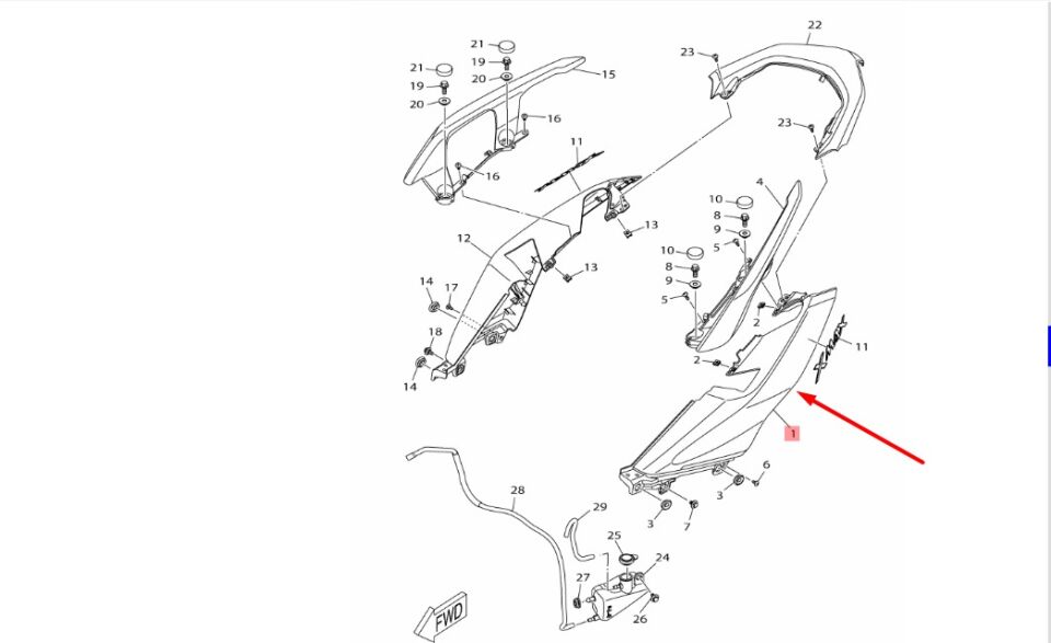 Xmax 250-300 2025-26 Seramik Gri Grenaj Seti