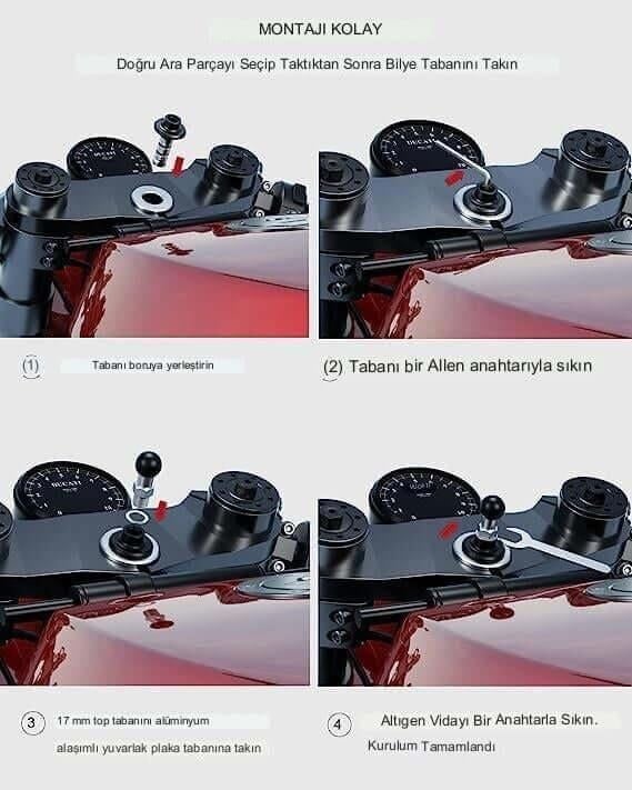 Gidon Bağlantı Aparatı 17MM