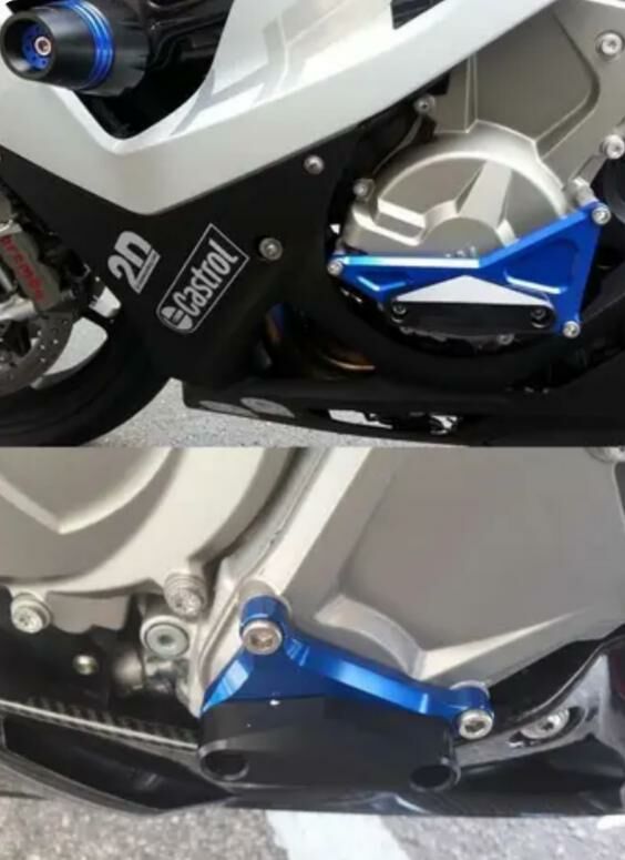 Bmw S1000RR 2009-18 Cnc Statör Debriyaj Kapak Koruma Seti Blue