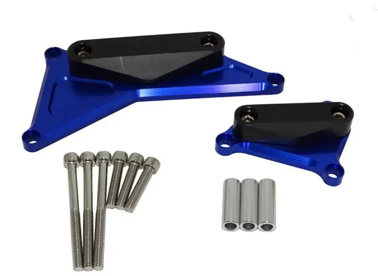 Bmw S1000RR 2009-18 Cnc Statör Debriyaj Kapak Koruma Seti Blue