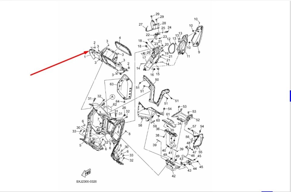 Orijinal Tech-Max 2025-26 Gösterge Çerçeve BXJF836K00