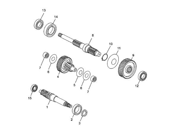 Xmax 125 Şanzıman Rulmanı 93306255Y100