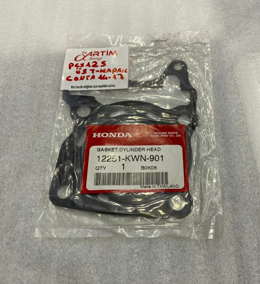 Honda Pcx 125 2014-2017 Orjinal Üst Kapak Contası 12251-KWN-901
