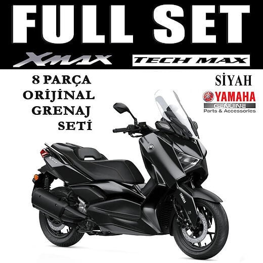Xmax Tech-Max 2024\25 Orijinal Full Grenaj Seti Siyah