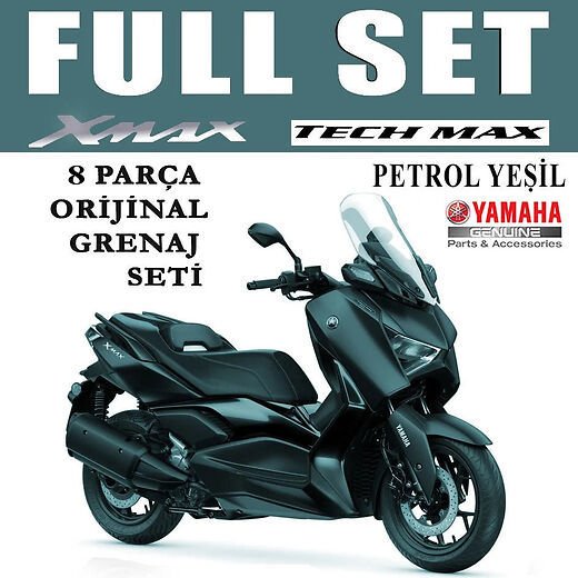 Xmax Tech-Max 2024\25 Orijinal Komple Grenaj Seti Petrol Yeşili