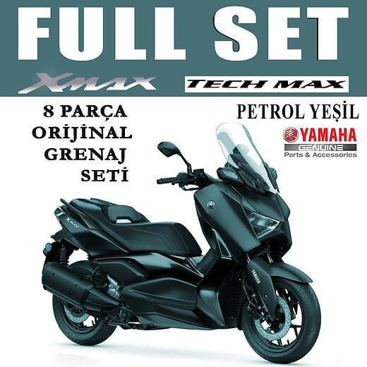 Xmax Tech-Max 2024\25 Orijinal Komple Grenaj Seti Petrol Yeşili