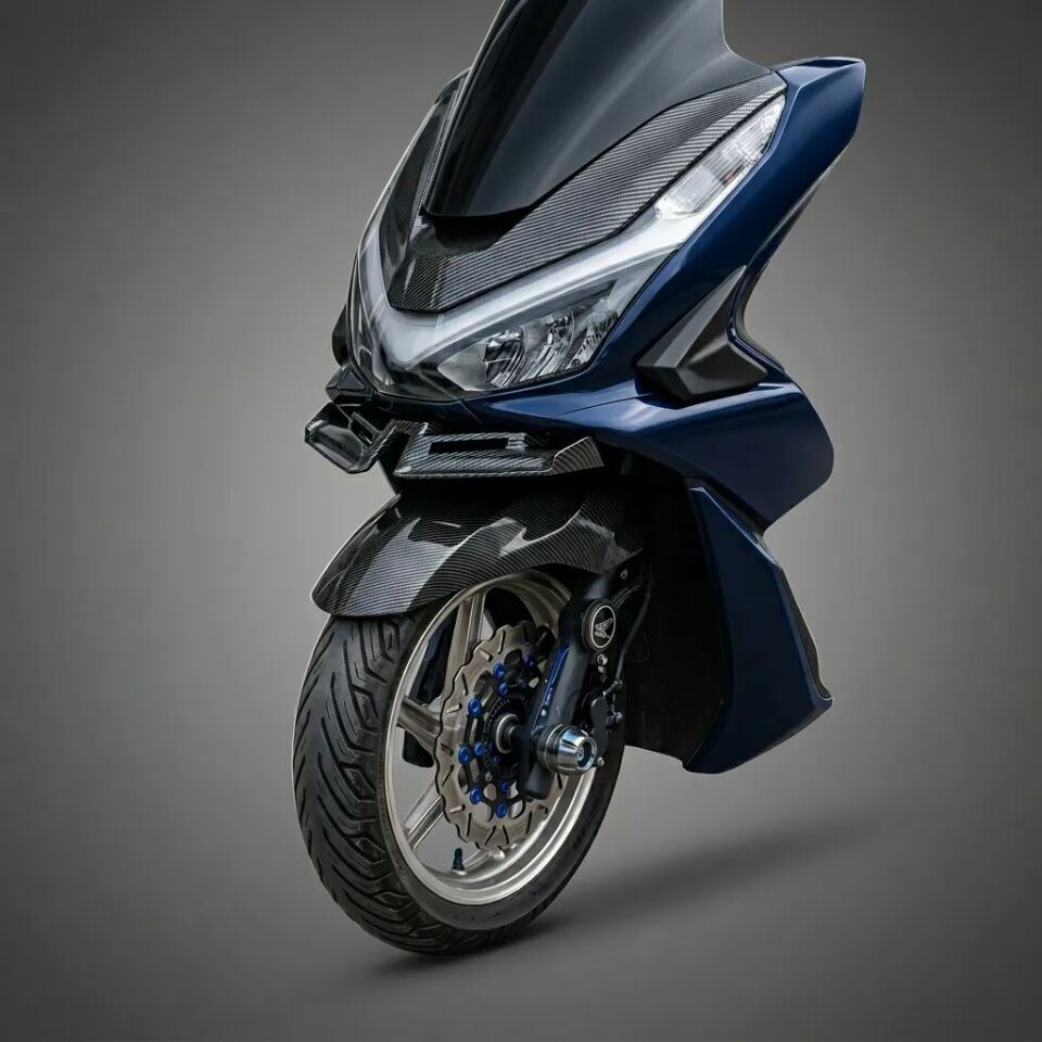 Pcx 125 2025-26 Karbon Ön Çamurluk
