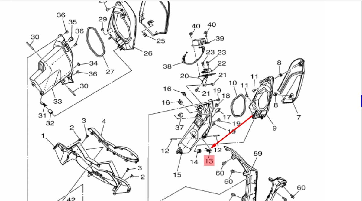 Xmax 250-300-400 2018-23 Orijinal Torpido Yayı 9050813800