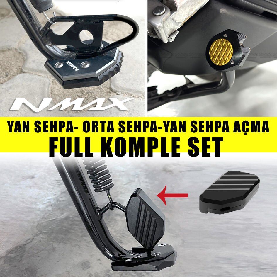 Nmax 2015-26 Cnc Yan Ayak Genişletme Kaz Ayağı Seti