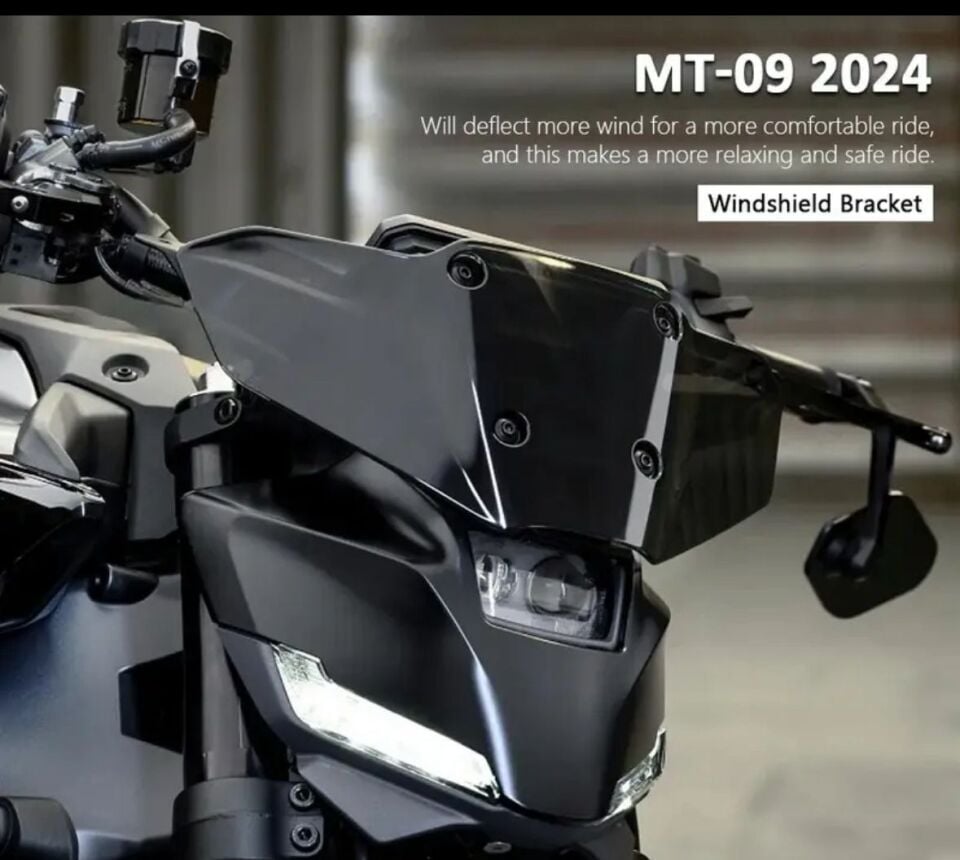 Mt-09 2024-25 Ön Spoıler Kısa Cam