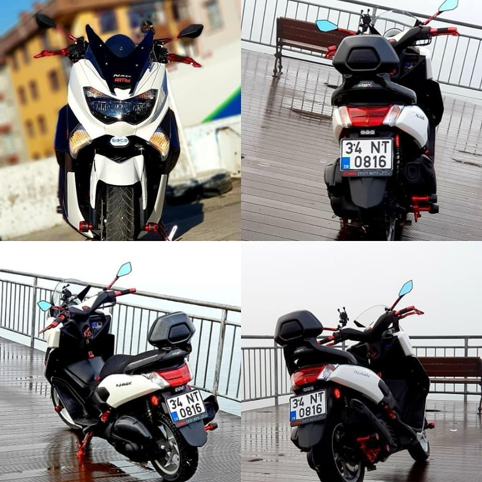 Nmax 125 155 2015-20  Tmax Model Sırt Dayama Sissy Bar