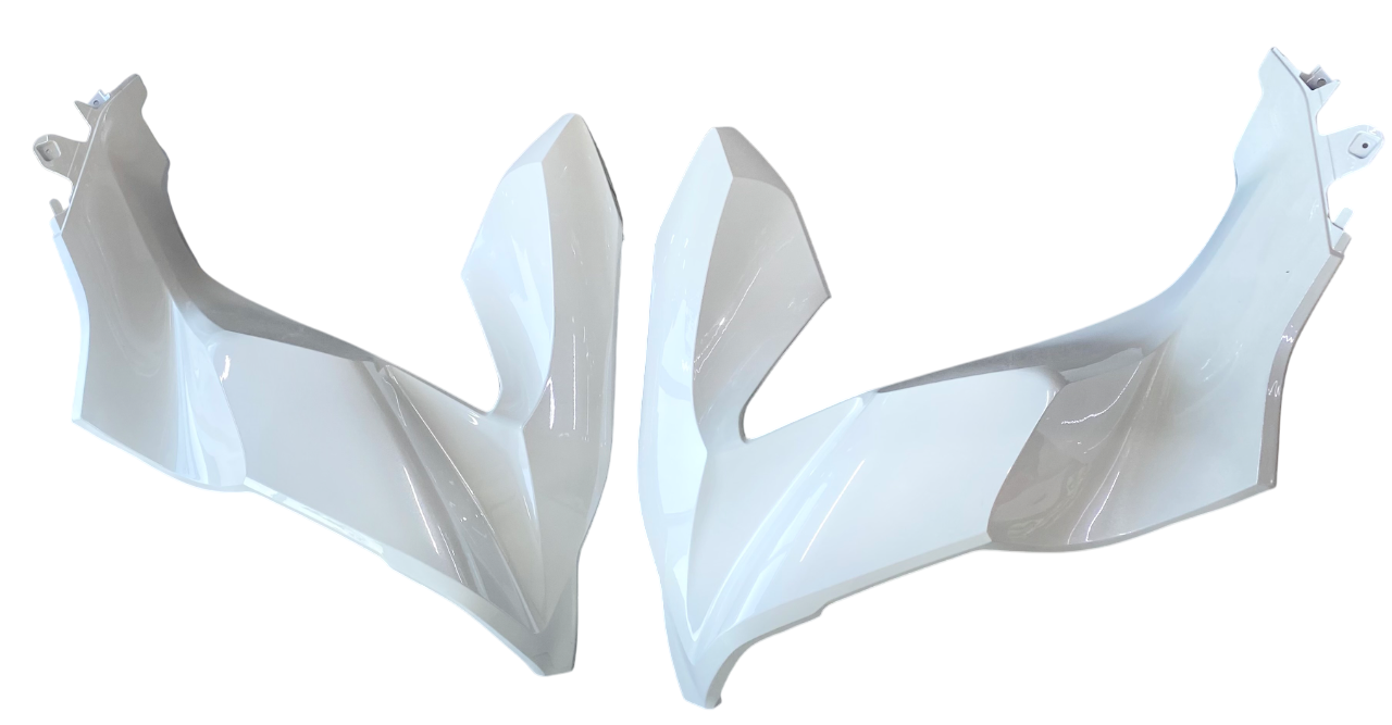 Honda Pcx 2021-2024 Sağ Sol Yan Grenaj-Far Grenajı Takım Simli Beyaz