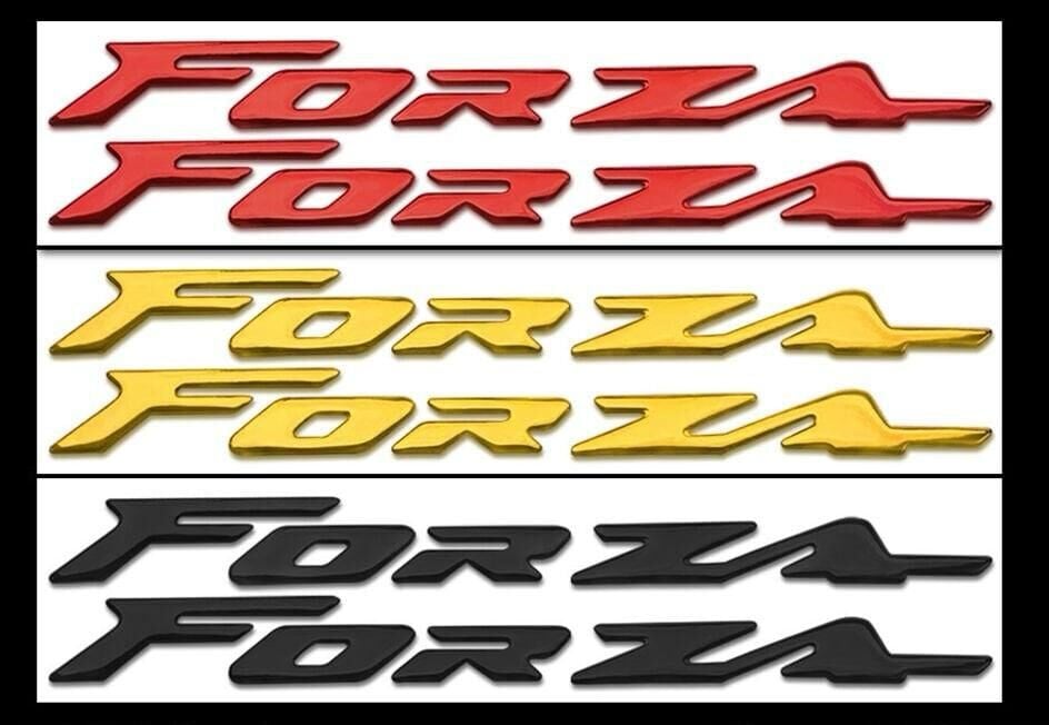 Forza 250 Yazı Amblem Metal Stıcker