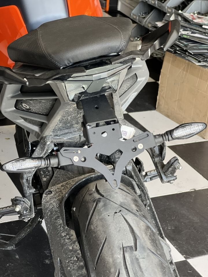 Ktm Duke 250 2023-2024 Uyumlu Katlanabilir Spor Plakalık