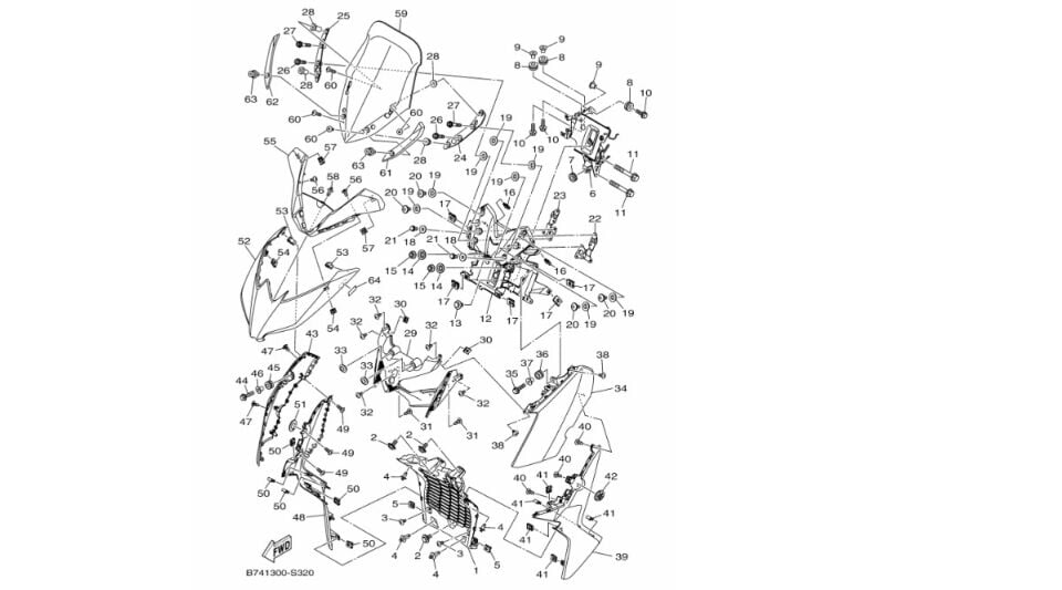 Xmax 2018-23 Kafa Grenajı Bağlantı Klipsi 904640701800