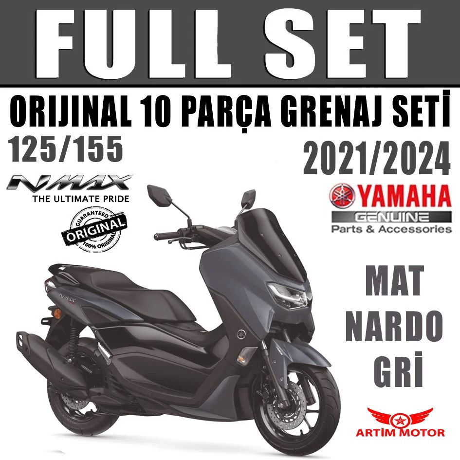 Nmax 125-155 2021-24 Orijinal Grenaj Seti Nardo Gri 10 Parça