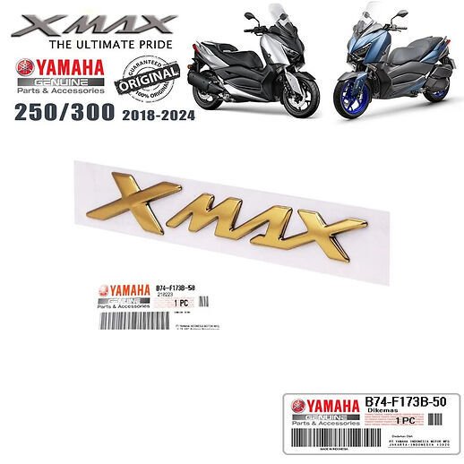 Xmax 2018-24 Orijinal Amblem Logo Yazı Gold Seti