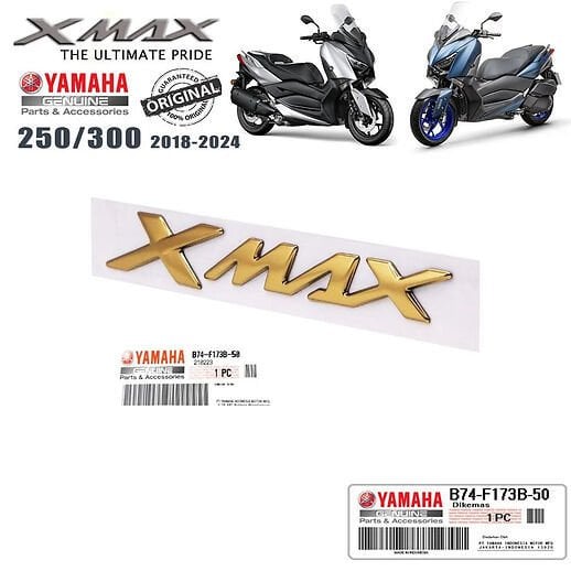 Xmax 2018-24 Orjinal Amblem Logo Yazı Gold-Bakır