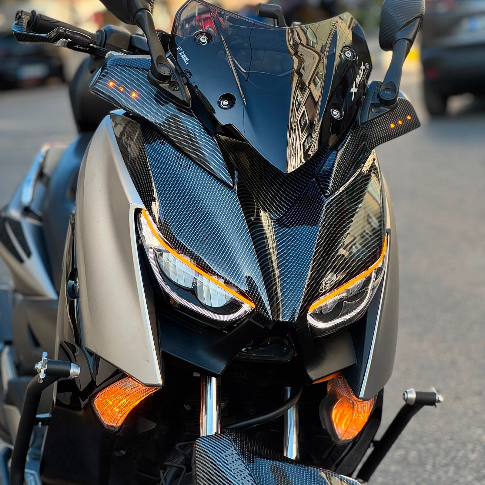 Xmax 250-300 2018-23 Kafa Karbon Set