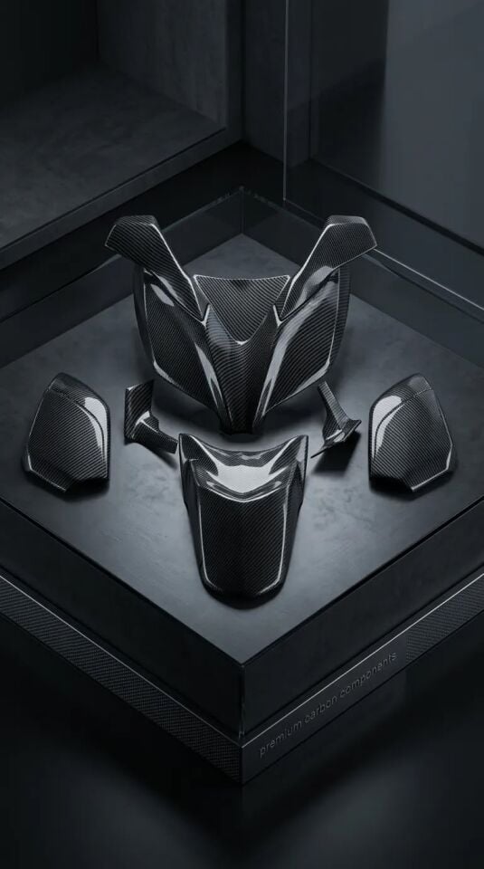 Xmax 250-300 2018-23 Kafa Karbon Set